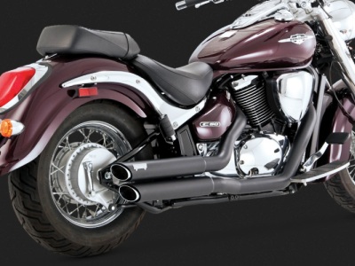 Suzuki Volusia | M50 | C50 Vance and Hines Twin Slash Staggered 48293